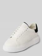 Lage sneakers van echt leer, model 'SVEA 9A'