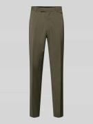 Straight fit stoffen broek van zuivere wol, model 'Tentua'