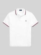 Slim fit poloshirt van puur katoen