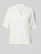 Relaxed fit T-shirt met vleermuismouwen