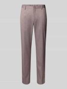 Straight fit pantalon met viscose, model 'Rick'