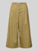 Stoffen broek met verkorte pasvorm