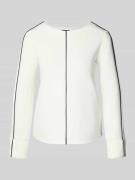 Regular fit sweatshirt met contrastnaden