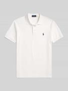 Slim fit poloshirt van katoenmix