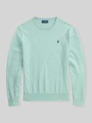 Slim fit pullover van puur katoen