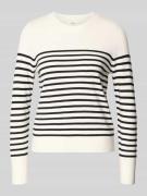 Regular fit gebreide pullover van viscosemix