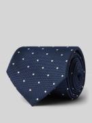 Zijden stropdas met structuurmotief