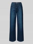 Flared fit jeans met steekzakken, model 'Laura'