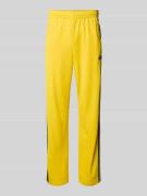 Straight fit sweatpants met logostitching, model 'Firebird'