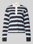 Shirt met lange mouwen en labelstitching