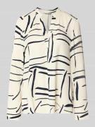 Regular fit overhemdblouse van pure viscose