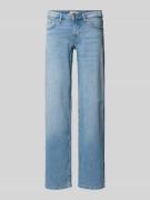 Straight fit jeans van katoenmix, model 'JUDY'