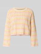 Regular fit gebreide pullover van katoenmix, model 'ASA'