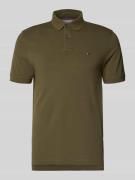 Regular fit poloshirt van katoenmix