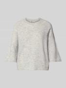 Oversized gebreide pullover met 3/4-mouwen, model 'SIMONI'