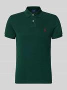 Slim fit poloshirt van puur katoen
