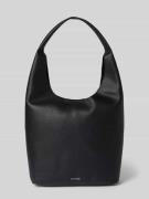 Handtas met labeldetail, model 'SLOUCHY PEBBLE MEDIUM'