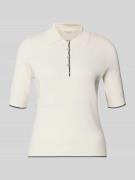 Gebreid shirt van viscosemix