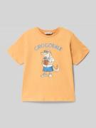 Regular fit T-shirt met motiefprint