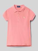 Regular fit poloshirt van katoenmix