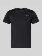 Regular fit pyjamabovendeel van puur katoen, model 'CREW-SLEEP-TOP'