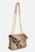 Charm London Schoudertas beige Leer