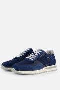 Ambitious Temple Sneakers blauw Suede