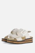 Rieker E1/2 Sandalen wit Synthetisch