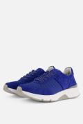 Gabor Rollingsoft Sneakers blauw Suede