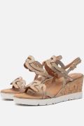 Tamaris Sandalen goud Synthetisch