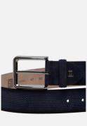 Ziengs Riem blauw Suede