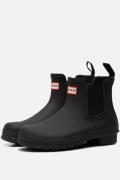 Hunter Chelsea boots zwart Rubber