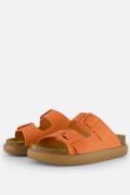 Scholl Noelle Chunky Sandalen oranje Suede