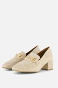 Tamaris Trotteur Pumps beige Leer