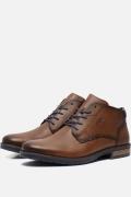 Rieker Veterschoenen cognac Leer