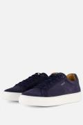 Van Lier Barossa Sneakers blauw Suede