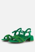 Marco Tozzi Sandalen groen textiel