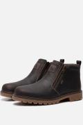 Rieker Tex Veterschoenen bruin Leer