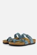 Birkenstock Mayari Kids Slippers blauw Nubuck