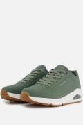 Skechers Uno Stand On Air groen Imitatieleer