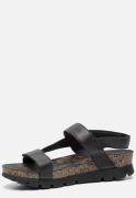 Panama Jack Selma B4 Sandalen zwart Leer