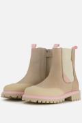 Muyters Chelsea boots Roze Nubuck 022702