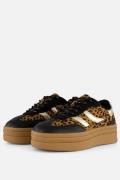 POSH by Poelman Leopard Sneakers zwart