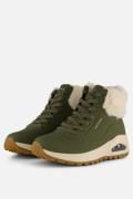 Skechers Uno Rugged Sneakers groen Synthetisch