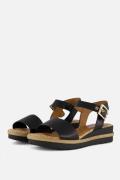 Tamaris Sandalen zwart Leer