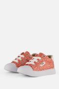 Shoesme Dots Sneakers oranje Leer