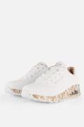 Skechers Uno Love Sneakers wit Synthetisch