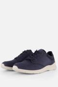 Ecco Irving Sneakers blauw Leer