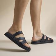 Ann Rocks Sandalen zwart Pu