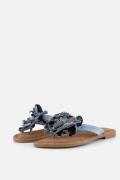 Lazamani Slippers blauw Synthetisch